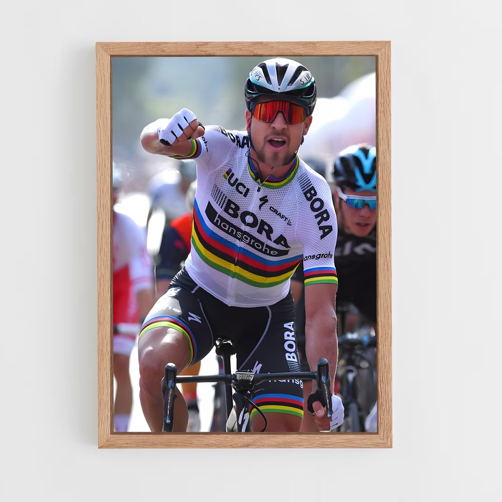 Poster Cycliste en Pologne – affiche Cyclisme (vue 4)